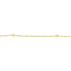 Chaîne De Cheville Zahia Or Jaune