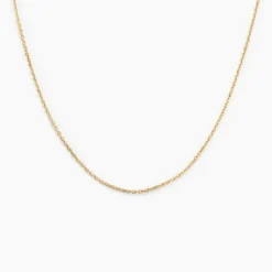 Chaîne Igoa Maille Forçat Diamantee Or Jaune