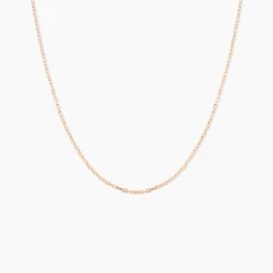 Chaîne Igoa Maille Forçat Diamantee Or Rose