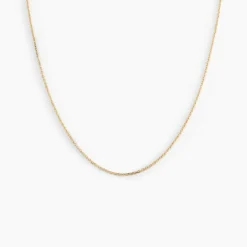 Chaîne Igoa Maille Forçat Diamantee Or Jaune