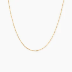 Chaîne Igoa Maille Forçat Diamantee Or Jaune