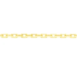 Chaîne Igoa Maille Forçat Diamantee Or Jaune