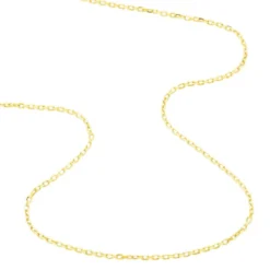 Chaîne Igoa Maille Forçat Diamantee Or Jaune