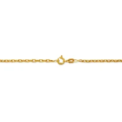 Chaîne Igoa Maille Forçat Diamantee Or Jaune