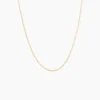 Chaîne Igoa Maille Forçat Diamantee Or Jaune