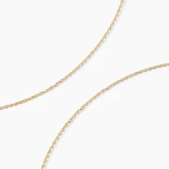 Chaîne Igoa Maille Forçat Diamantee Or Jaune