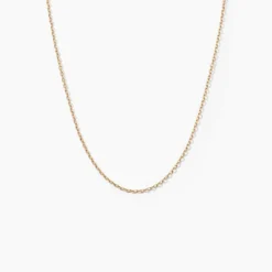 Chaîne Igoa Maille Forçat Diamantee Or Jaune