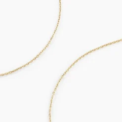 Chaîne Igoa Maille Forçat Diamantee Or Jaune