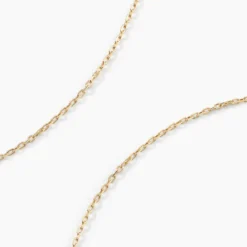 Chaîne Igoa Maille Forçat Diamantee Or Jaune