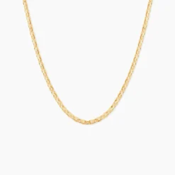 Chaîne Igoa Maille Forçat Diamantee Or Jaune