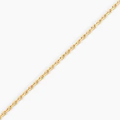 Chaîne Igoa Maille Forçat Diamantee Or Jaune