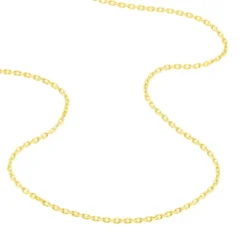 Chaîne Igoa Maille Forçat Diamantee Or Jaune