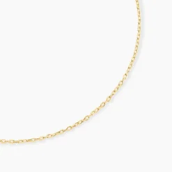 Chaîne Igoa Maille Forçat Diamantee Or Jaune