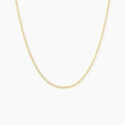 Chaîne Igoa Maille Forçat Diamantee Or Jaune
