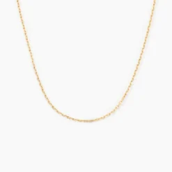 Chaîne Igoa Maille Forçat Diamantee Or Jaune