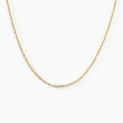 Chaîne Igoa Maille Forçat Diamantee Or Jaune