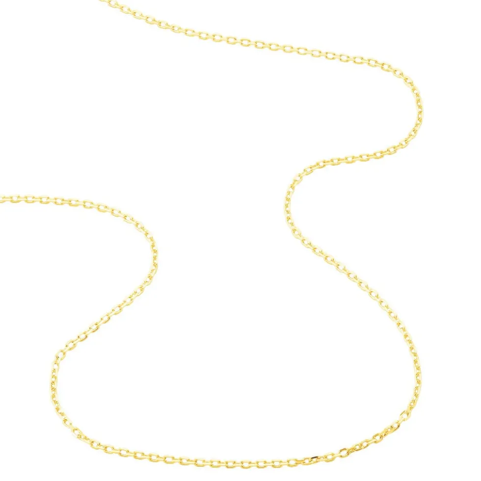 Chaîne Igoa Maille Forçat Diamantee Or Jaune