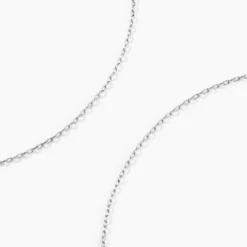 Chaîne Igoa Maille Forçat Diamantee Or Blanc