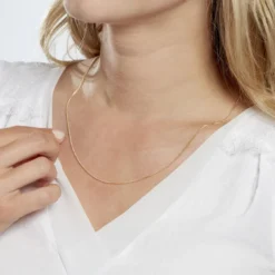 Chaîne Imad Maille Gourmette Or Jaune