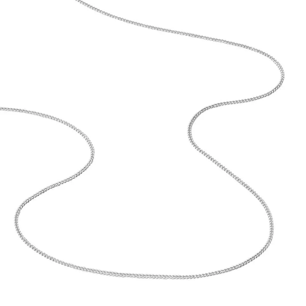 Chaîne Imad Maille Gourmette Or Blanc