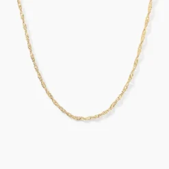 Chaîne Imanie Maille Singapour Or Jaune