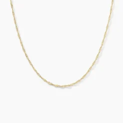 Chaîne Imanie Maille Singapour Or Jaune
