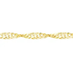 Chaîne Imanie Maille Singapour Or Jaune