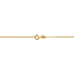 Chaîne Ixia Maille Gourmette Diamantee Or Jaune