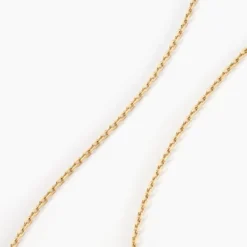 Chaîne Keyssie Maille Forçat Diamantée Or Jaune