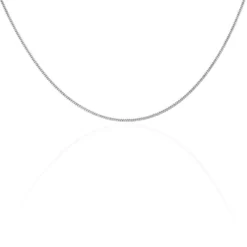 Chaîne Maille Gourmette Or Blanc