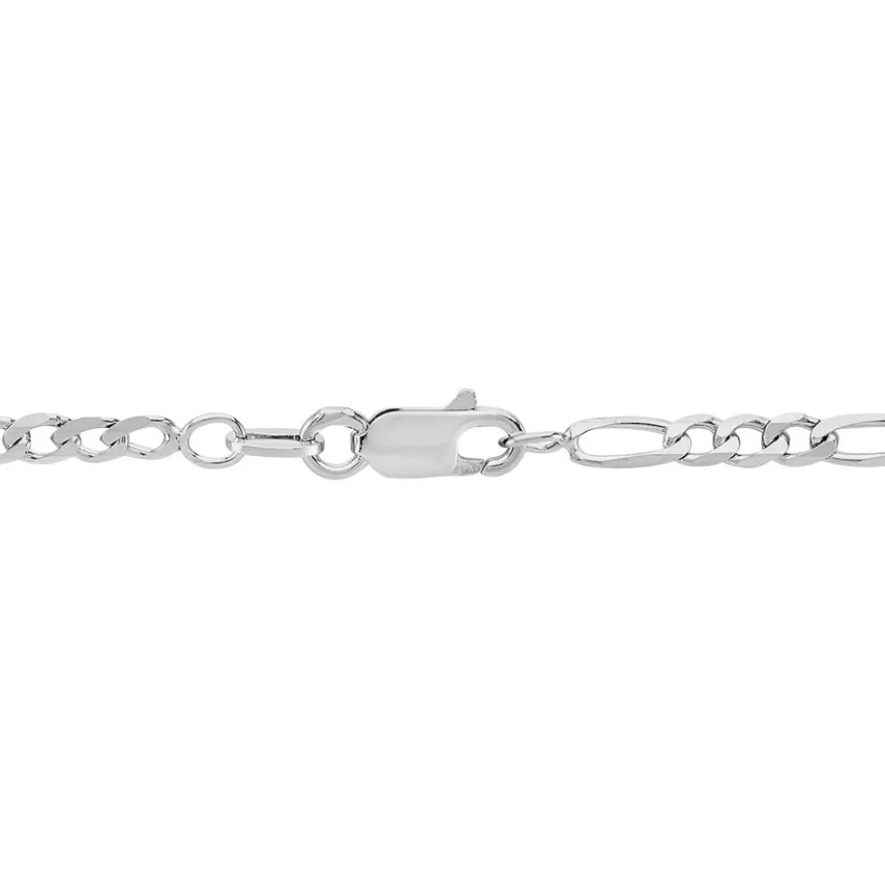 Chaîne Vivian Argent Blanc