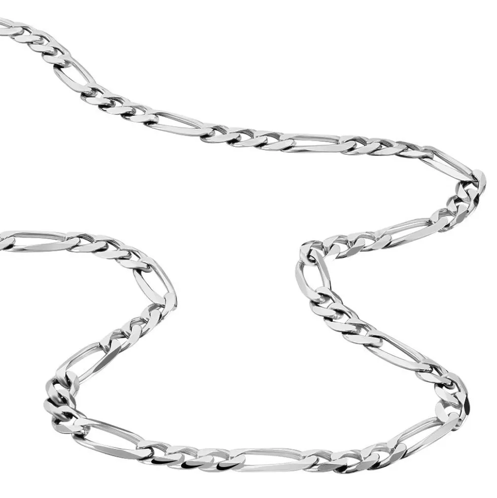 Chaîne Vivian Maille Alternee 1/3 Argent Blanc