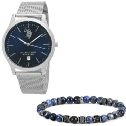 Coffret De Montre U.s. Polo Assn. Bleu