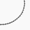 Collier Abie Torsade Argent Bicolore