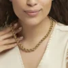 Collier Acier Doré Llora