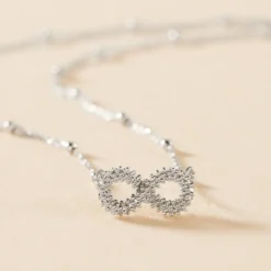 Collier Aella Argent Blanc