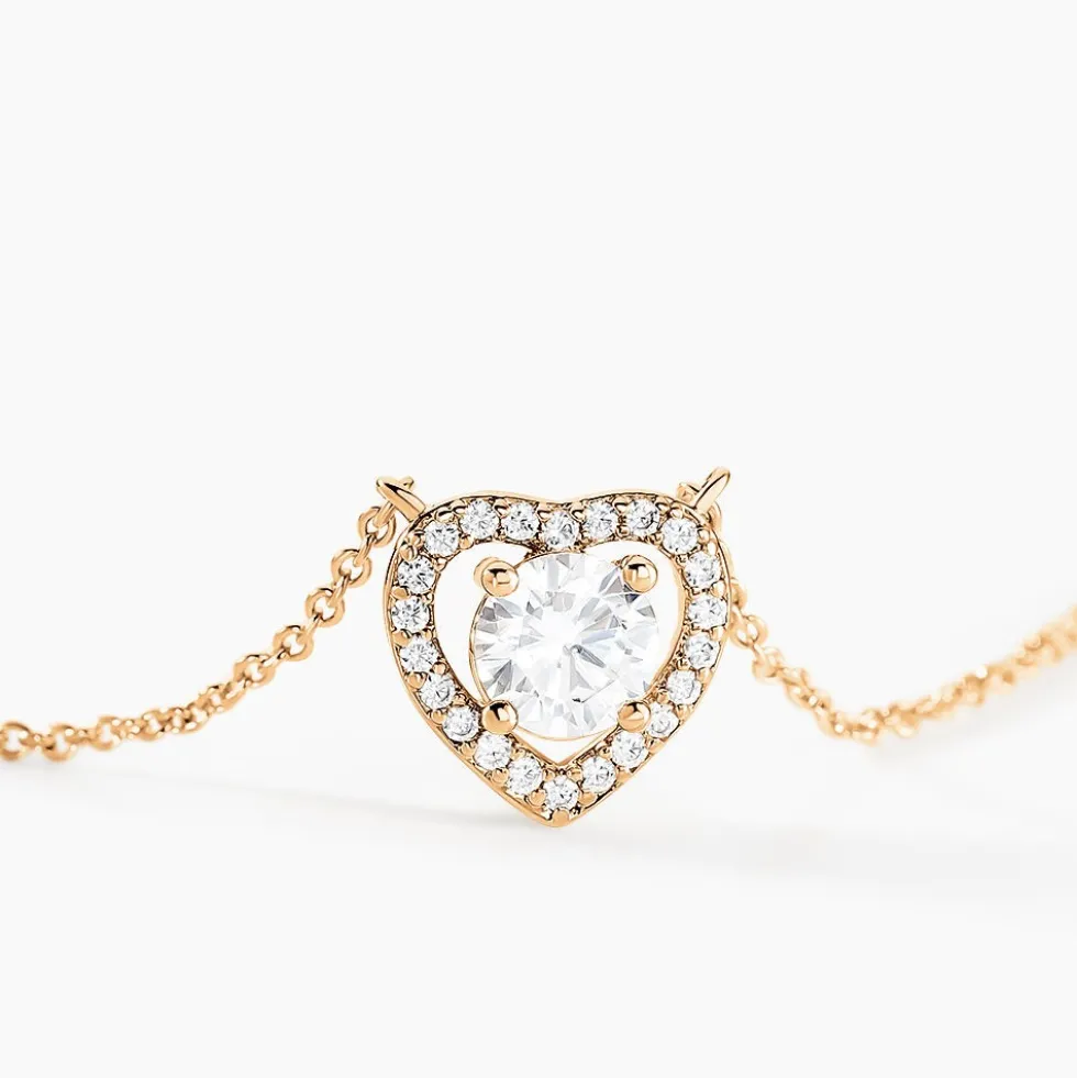 Collier Alais Plaqué Or Jaune Oxyde De Zirconium