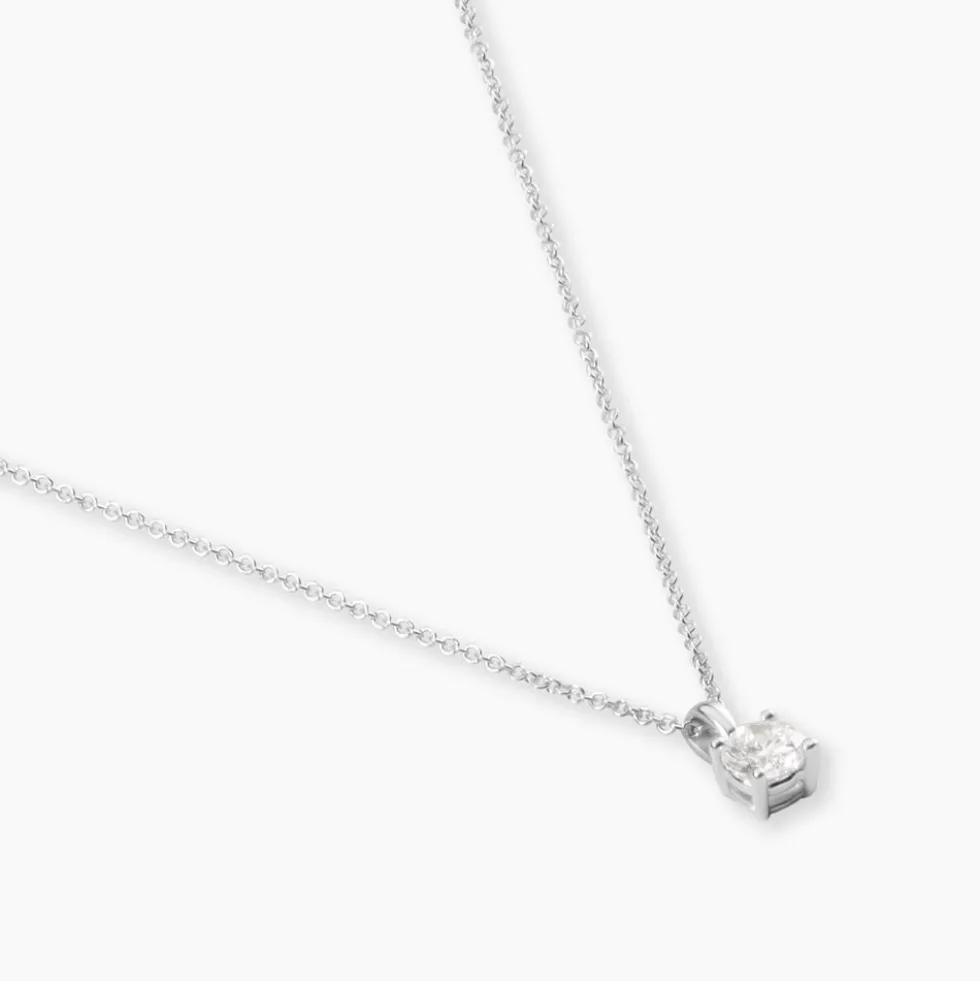 Collier Alexandra Or Blanc Diamant