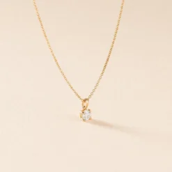 Collier Alexandra Or Jaune Diamant