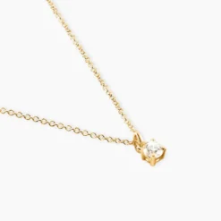 Collier Alexandra Or Jaune Diamant