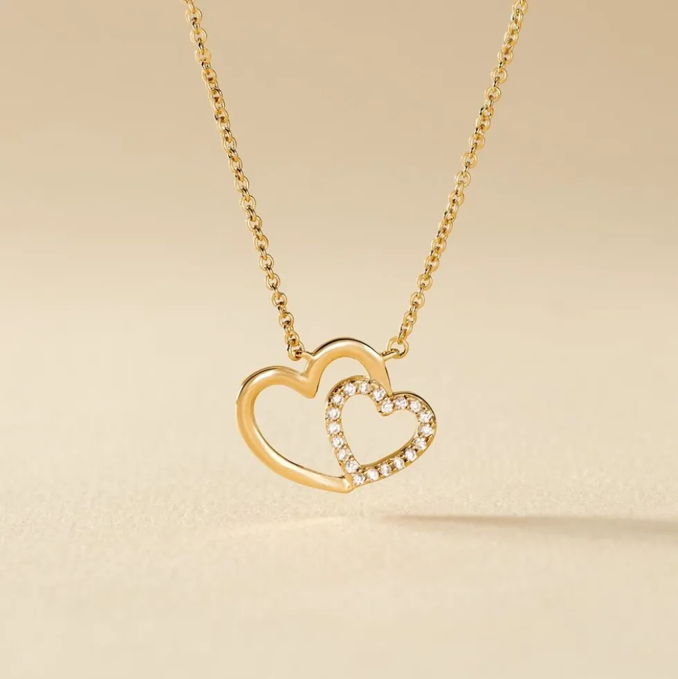 Collier Alexandra Plaqué Or Jaune Oxyde De Zirconium