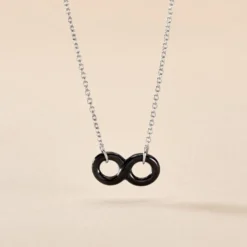 Collier Alicia Argent Blanc Céramique