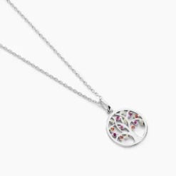 Collier Alive Argent Blanc Oxyde De Zirconium