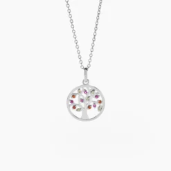 Collier Alive Argent Blanc Oxyde De Zirconium