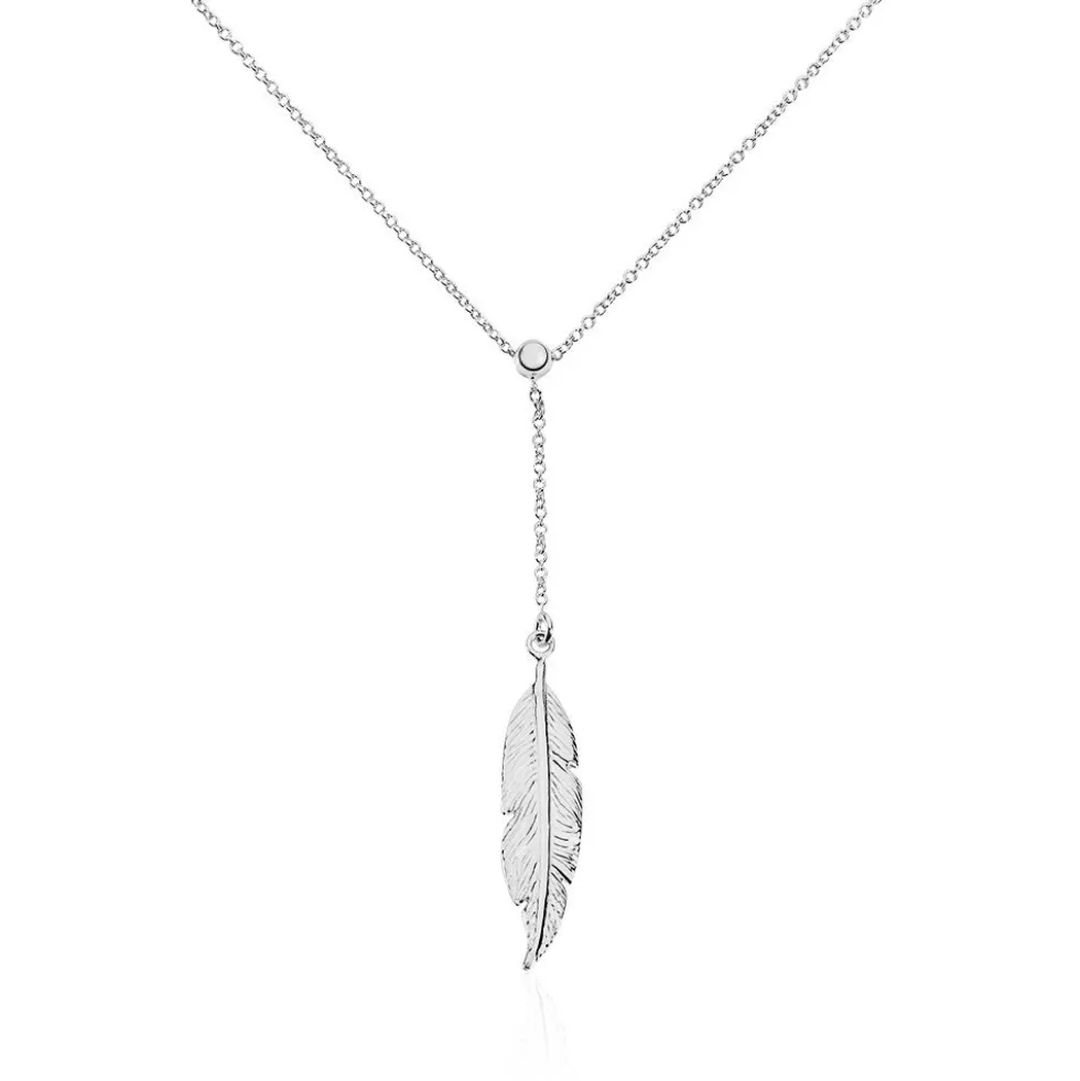 Collier Aliza Argent Blanc