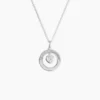 Collier Almas Argent Blanc Oxyde De Zirconium