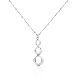 Collier Amaia Acier Blanc