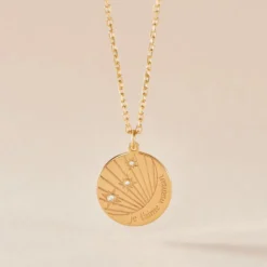 Collier Amai Plaqué Or Jaune Oxyde De Zirconium