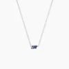 Collier Andy Argent Blanc Oxyde De Zirconium