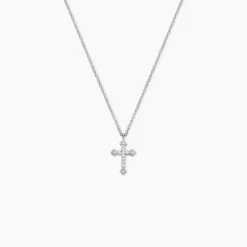 Collier Angel Argent Blanc Oxyde De Zirconium